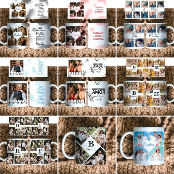 10 Designs Criativos de Canecas para Fotos em JPG