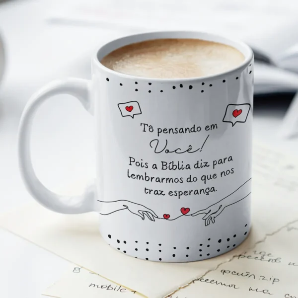 10 Designs de Caneca com Cantadas Cristãs em JPG