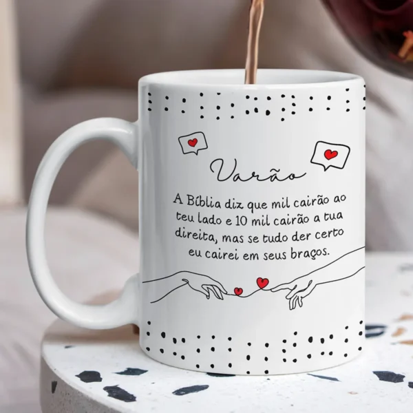10 Designs de Caneca com Cantadas Cristãs em JPG