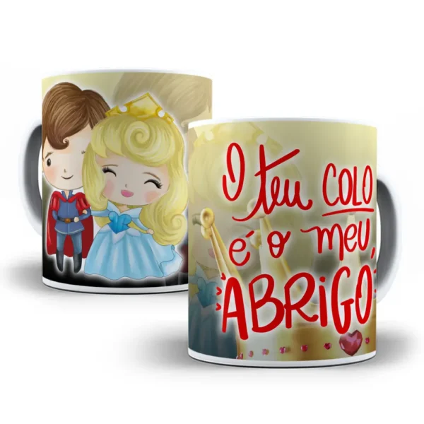 10 Designs de Caneca Princesas para Dia dos Namorados