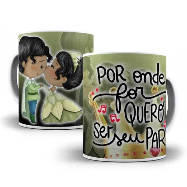 10 Designs de Caneca Princesas para Dia dos Namorados