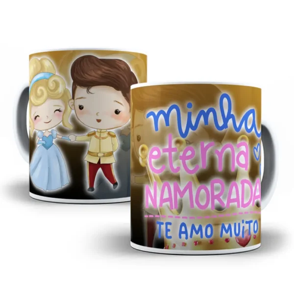 10 Designs de Caneca Princesas para Dia dos Namorados