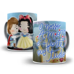10 Designs de Caneca Princesas para Dia dos Namorados