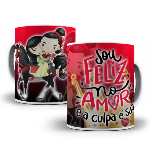 10 Designs de Caneca Princesas para Dia dos Namorados