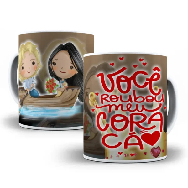 10 Designs de Caneca Princesas para Dia dos Namorados