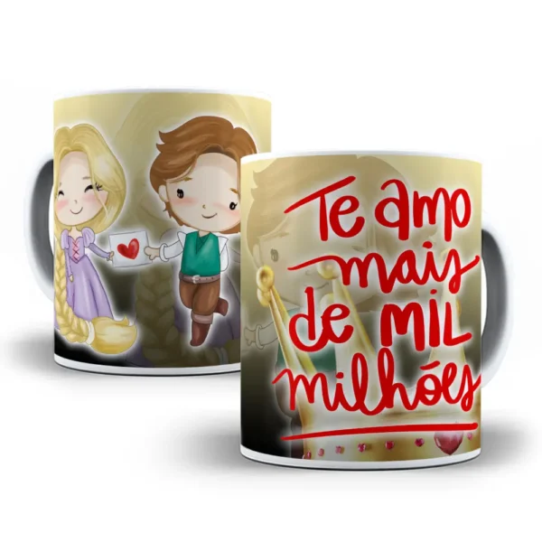 10 Designs de Caneca Princesas para Dia dos Namorados