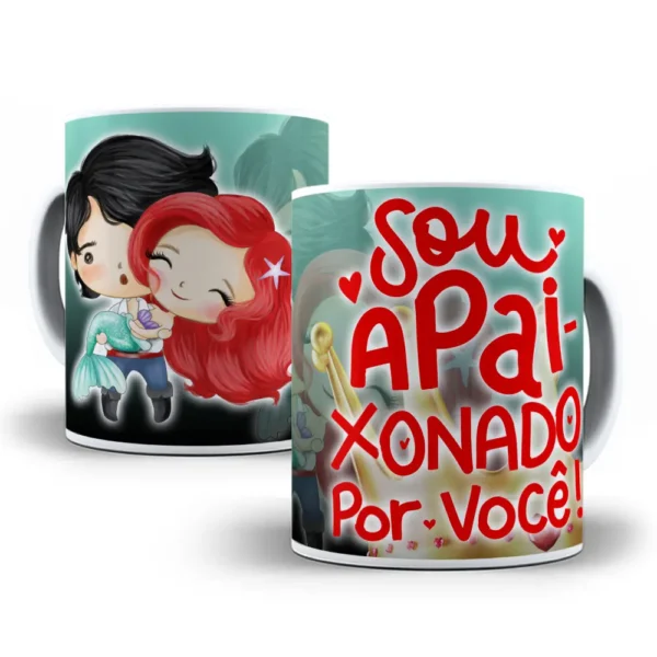 10 Designs de Caneca Princesas para Dia dos Namorados