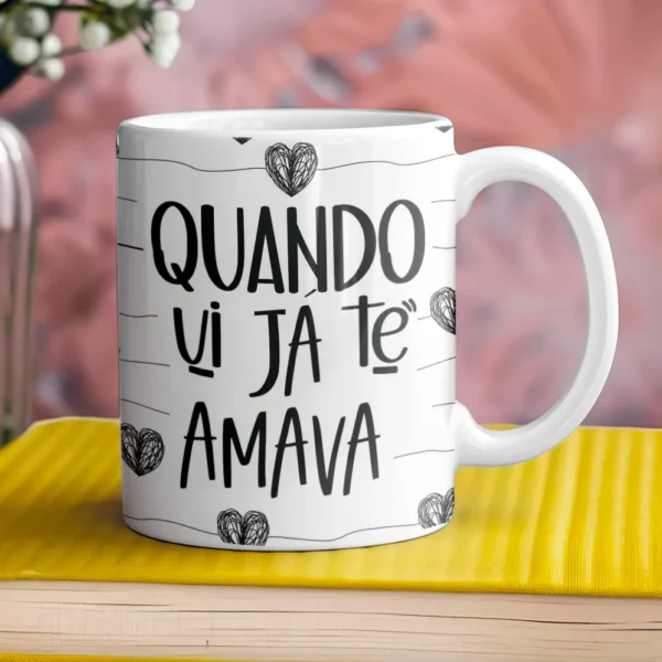 10 Designs Editáveis de Canecas para Dia dos Namorados
