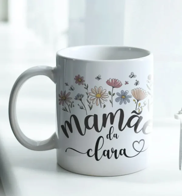 10 Designs Minimalistas para Canecas de Mães em JPG