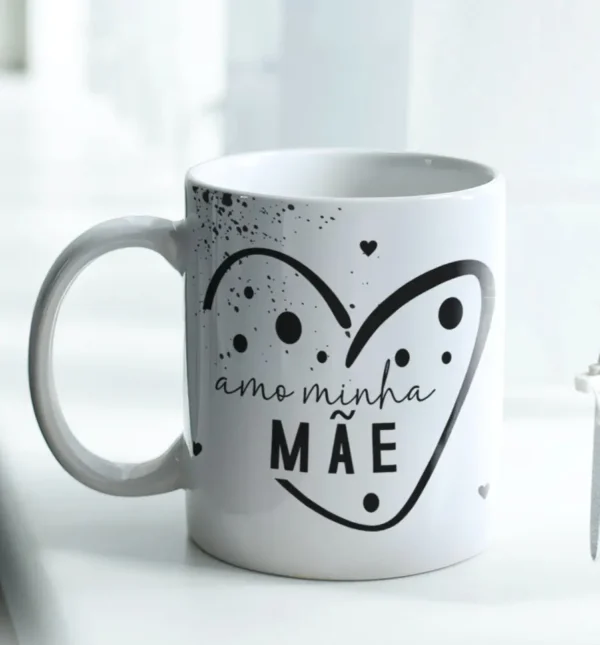 10 Designs Minimalistas para Canecas de Mães em JPG