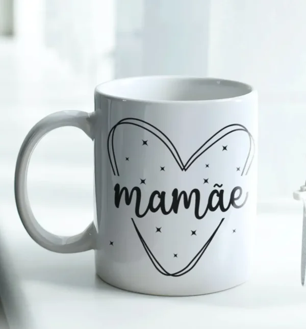 10 Designs Minimalistas para Canecas de Mães em JPG