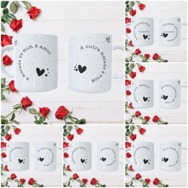10 Designs Românticos para Canecas de Dia dos Namorados