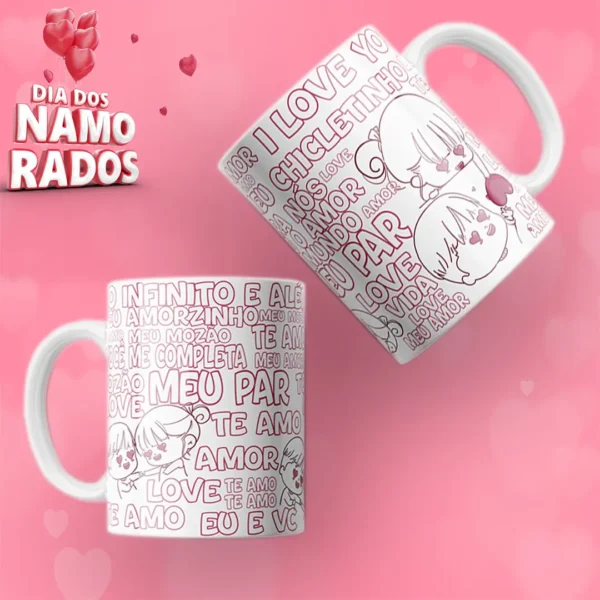 10 Designs Românticos para Canecas - Dia dos Namorados
