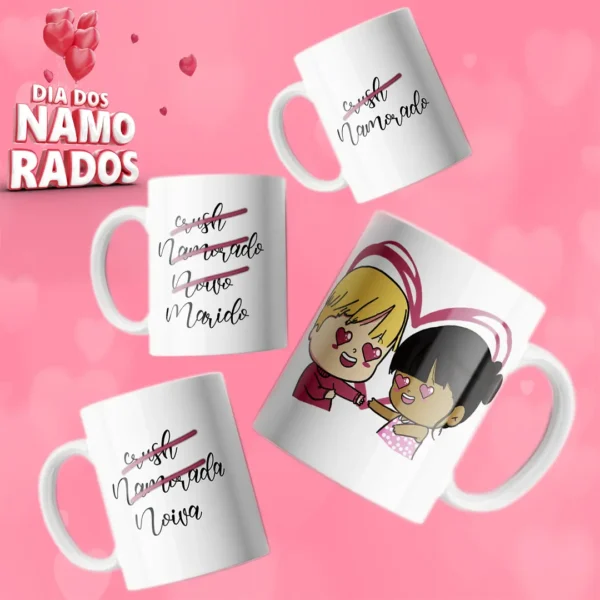 10 Designs Românticos para Canecas - Dia dos Namorados