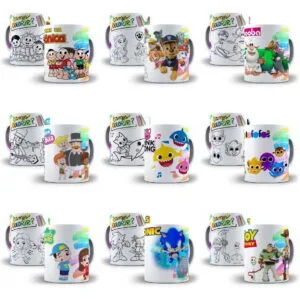 10 Estampas Caneca Infantil Personagens P Colorir Corel Draw 25 10 Estampas Caneca Infantil Personagens P Colorir Corel Draw