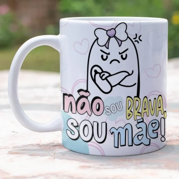 11 Artes para Caneca Dia das Mães Flork Editáveis