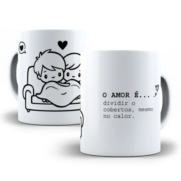 14 Designs de Canecas para Dia dos Namorados Editáveis