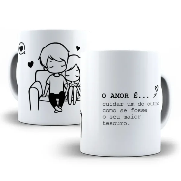 14 Designs de Canecas para Dia dos Namorados Editáveis