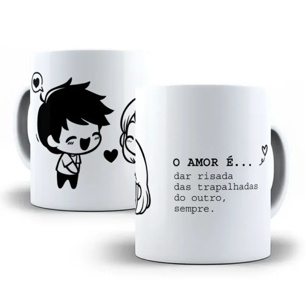 14 Designs de Canecas para Dia dos Namorados Editáveis