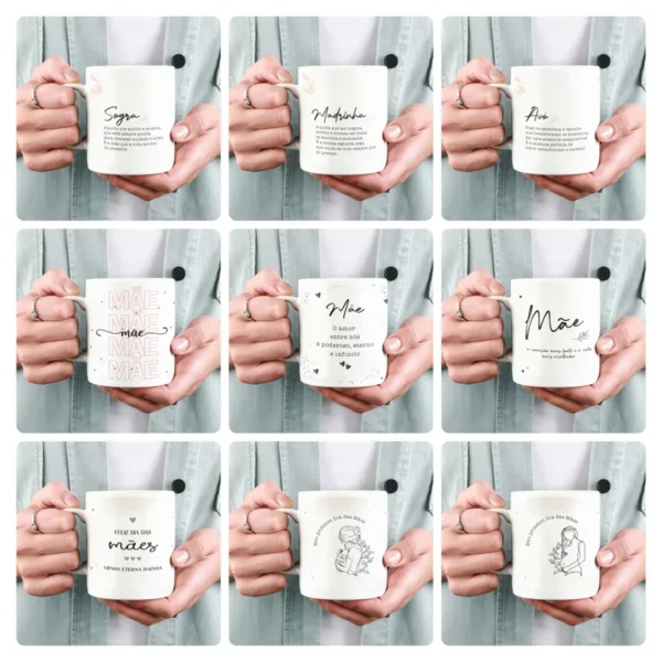 15 Designs Exclusivos para Canecas de Dia das Mães