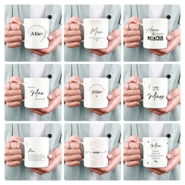15 Designs Exclusivos para Canecas de Dia das Mães