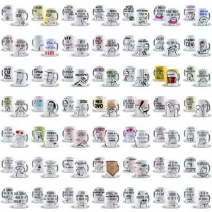 +1600 Artes Caneca Flork Bento Meme Arquivo Digital