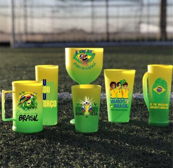 20 Artes Copos Brasil Copa Do Mundo 2022 Arquivos Editáveis