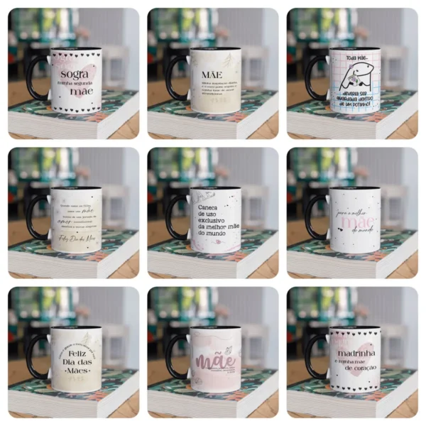 20 Designs Exclusivos para Canecas de Dia das Mães
