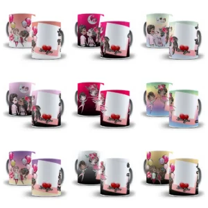 20 Templates Exclusivos para Canecas - Dia dos Namorados