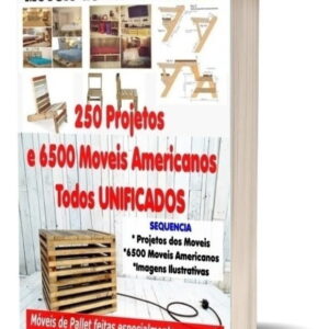 250 Projetos Moveis De Paletes + 6500 Projetos + Brinde
