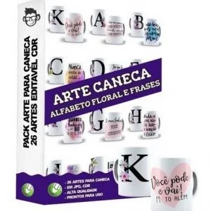 26 Artes Para Caneca Alfabeto Floral Frases Editável Em Cdr 14 26 Artes Para Caneca Alfabeto Floral Frases Editável Em Cdr