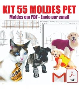 55 Modelos Roupinhas Cachorro Gato + Modelagem Cirurgica