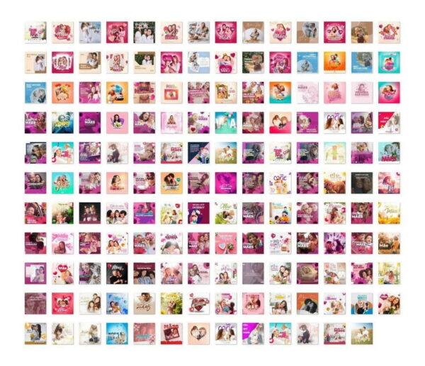 +5700 Mega Pack Dia Das Mães Artes Psd Png Studio Lettering