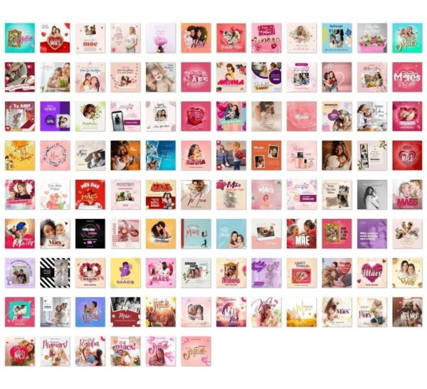+5700 Mega Pack Dia Das Mães Artes Psd Png Studio Lettering