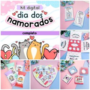 Arquivos Digitais Dia Dos Namorados Png Caixas Card Saquinho