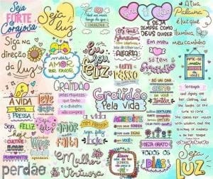 Arquivos Lettering Frases Motivação Incentivo Mulheres Png