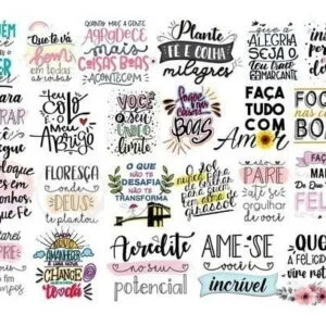 Kit Arquivos Digitais Lettering Frases Motivacionais Png 8 Kit Arquivos Digitais Lettering Frases Motivacionais Png