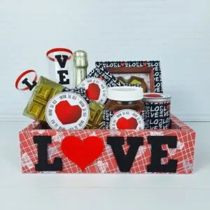 Kit Digital Cesta Love Dia Dos Namorados Personalizado 10