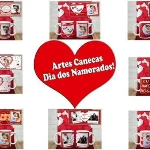 Kit Digital Dia Dos Namorados + 800 Arquivos