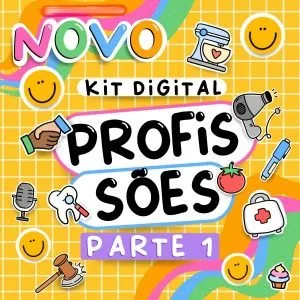 Kit Digital Profissões Artes E Ilustrações Scrapbook Clipart 23 Kit Digital Profissões Artes E Ilustrações Scrapbook Clipart