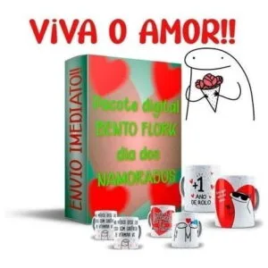 Pack 300 Artes Para Canecas Dia Dos Namorados Flork Bento