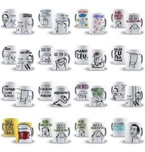 Pack Artes Caneca Bento Flork Memes 90 Arquivos Cdr E Png