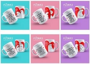 Pack Artes Para Canecas Dia Dos Namorados Flork Bento