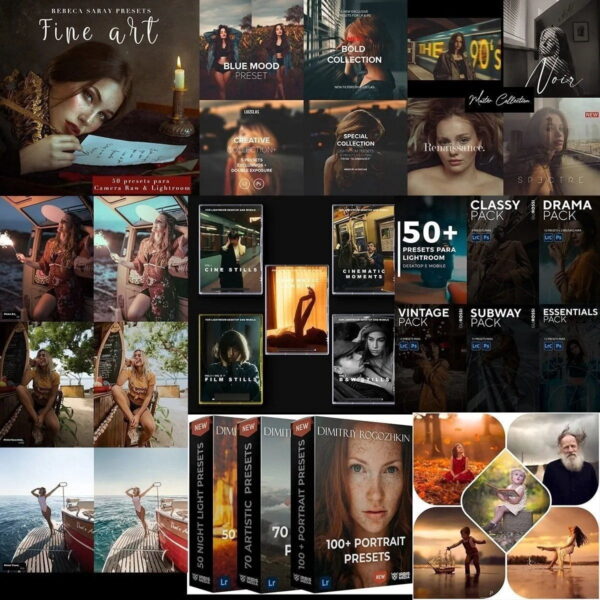 Pack Presets Lucas Pinhel, Luizclas, Guii Rossi, Cinematic +