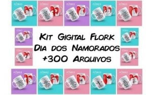 Pacote Artes Para Canecas Dia Dos Namorados Flork Bento