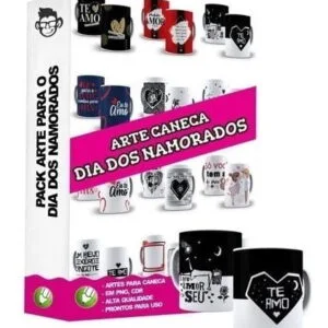 Pacote Artes Sublimação Dia Dos Namorados 4.0 Editável Corel