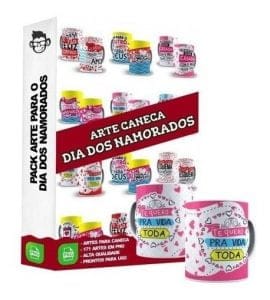 Pacote Artes Sublimação Dia Dos Namorados 5.0 Em Png