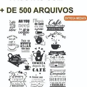 Pacote Vetores Frases Cozinha Cafe Adesivos Lase Router Cnc