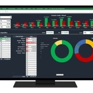 Planilha Fluxo De Caixa C/ Dashboard - Pessoal / Empresarial