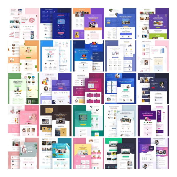 Super Pack 150+ Landing Page Elementor Wordpress + Brindes